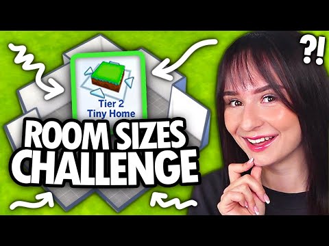 Видео: Строю МАЛЕНЬКИЙ ДОМ, но я случайным образом выбираю РАЗМЕР каждой комнаты в The Sims 4