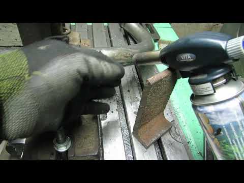 Видео: Рихтовка вмятин  мотоциклетных  выхлопных труб.