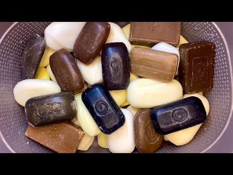 Видео: ASMR 🔪Cutting dry soap 🤍🖤Резка сухого мыла 🔥