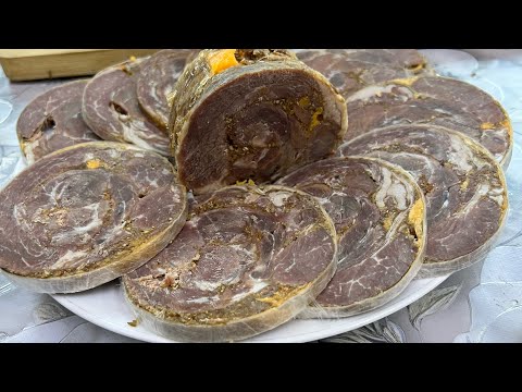Видео: #мясной рулет  (қўй гўштидан жуда жуда маззали рулет тайёрлаймиз).
