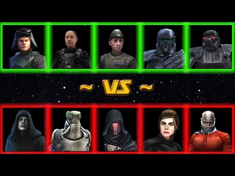 Видео: Имп. штурмы против Лпалпатина с Империей ситхов / Imperial Trooper vs SEE+SE - (SWGOH - RH Alliance)