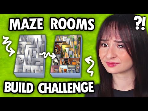 Видео: Каждая комната — это РАЗНЫЙ лабиринт, который нужно построить в The Sims 4