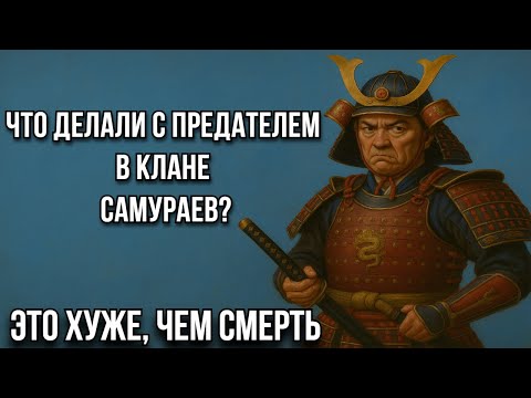Видео: ЧТО делали с ПРЕДАТЕЛЕМ в клане самураев? (Это хуже, чем смерть)