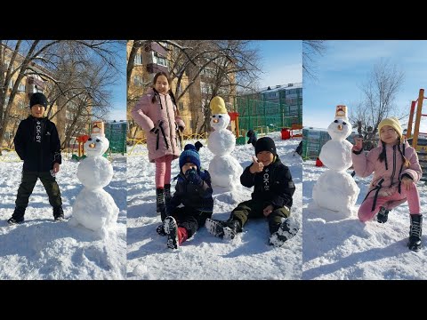 Видео: Уааау бізде керемет аққала шықты 🤩😍Қалай жасағанымызды біздің видеода көріңіз☃️☃️☃️☃️☃️❄️❄️❄️❄️❄️❄️