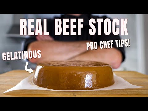 Видео: Коричневый говяжий бульон, как у профессионального шеф-повара!