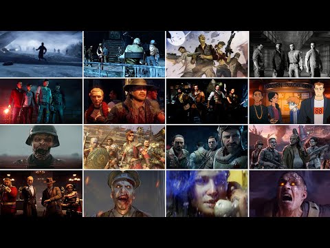 Видео: Все вступительные ролики в Call of Duty Zombies