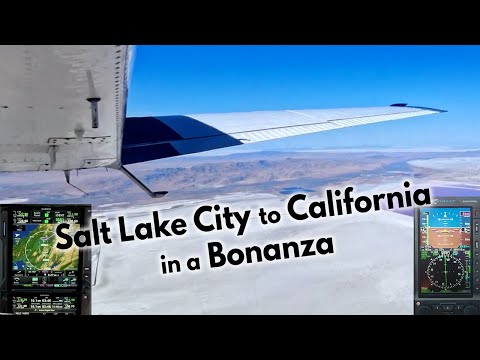Видео: Из Солт-Лейк-Сити в Калифорнию на «бонанзе»