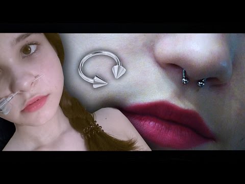 Видео: САМА ПРОКОЛОЛА СЕБЕ НОС // Про септум / Мой пирсинг