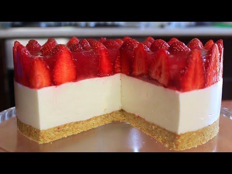 Видео: КЛУБНИЧНЫЙ 🍓 ЧИЗКЕЙК БЕЗ ВЫПЕЧКИ / Рецепт Ay COOK