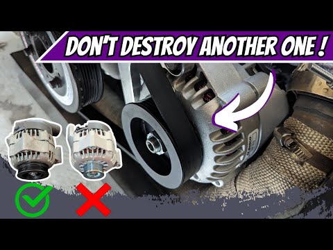 Видео: РЕШЕНИЕ проблемы с генератором для высокооборотистых двигателей LS! | Шкивы понижающей передачи