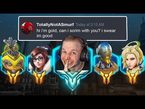 Видео: Я тайно СМУРФИЛ ЗОЛОТУЮ сетку в Overwatch 2...