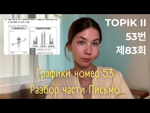 Видео: TOPIK 2 53번 쓰기 | ГРАФИКИ разбор 53 номера | 제 83회