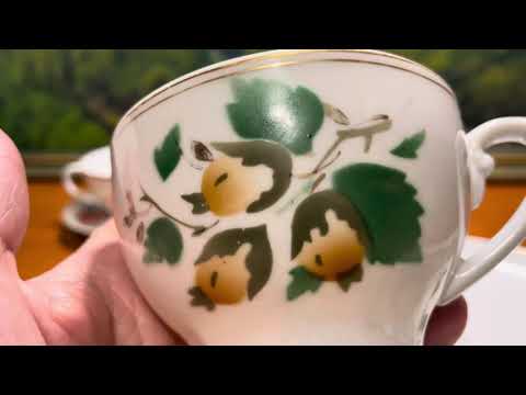 Видео: Фарфор який співає.Антикварні чайні пари 50-років.