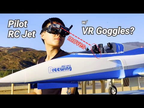 Видео: Как управлять радиоуправляемым самолётом из кабины, используя FPV-камеру с отслеживанием положени...