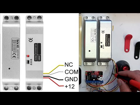 Видео: Электрический, накладной, соленоидный замок с Aliexpress