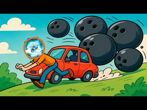 Видео: ОГРОМНЫЕ ШАРЫ СНЕСУТ МАШИНУ ЕСЛИ ТЫ УСПЕЕШЬ ПОПАСТЬ ПО НЕЙ!