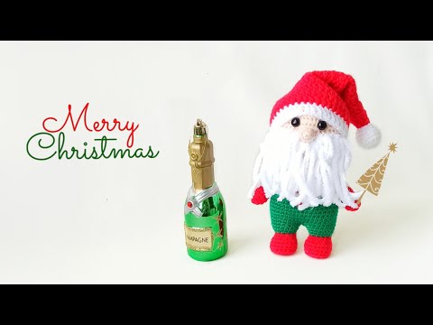 Видео: 💚Вязание Санта Клауса крючком в рекордное время 60 минут! Часть 2