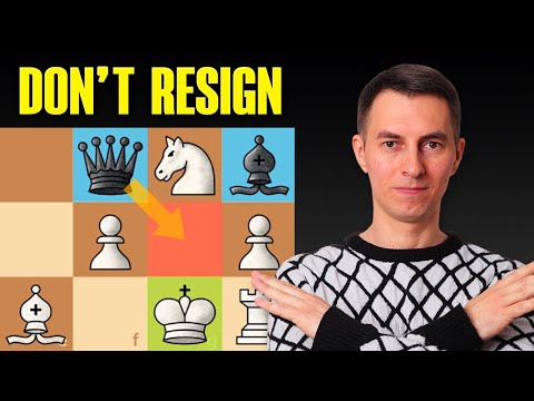Видео: 6 приемов, как спасти игру и избежать проигрыша в шахматах