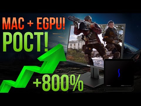 Видео: 🚀eGPU mac mini🤘Рост колоссальный!🎮Mac взлетел!