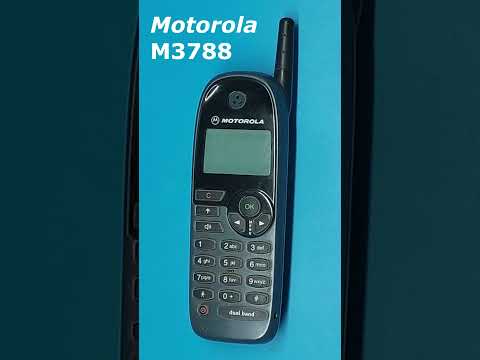 Видео: Motorola m3788 (1999) мини обзор