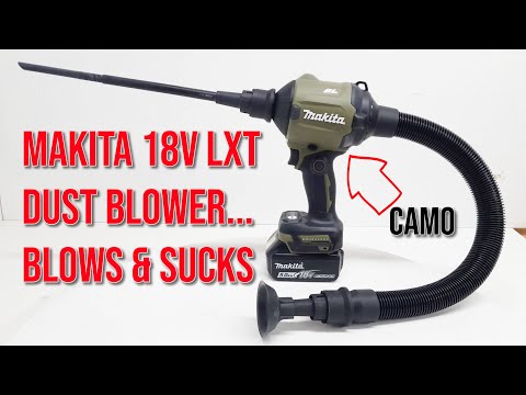 Видео: Обзор пылеудаляющего аппарата Makita 18v Что лучше, пылеудаляющий аппарат Makita 40v или 18v?
