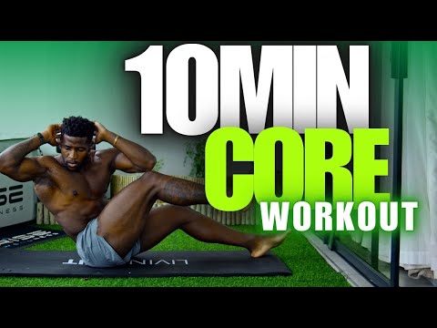 Видео: День 3: 10-минутная тренировка пресса для укрепления мышц кора и укрепления стабильности (выполня...