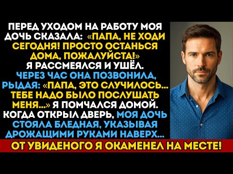 Видео: Моя дочь умоляла меня не идти на работу…а потом позвонила. «Папа, приезжай домой прямо сейчас!»