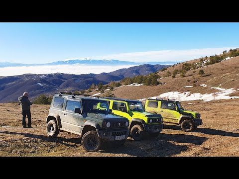 Видео: До х. Мургаш с 3x Suzuki Jimny - 25 Януари 2025г.