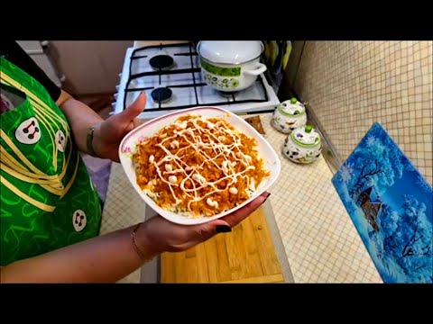 Видео: Такой салат подойдет  на праздник и на обеденный стол  Кабачковый омлет на завтрак#вгостяхунатальи