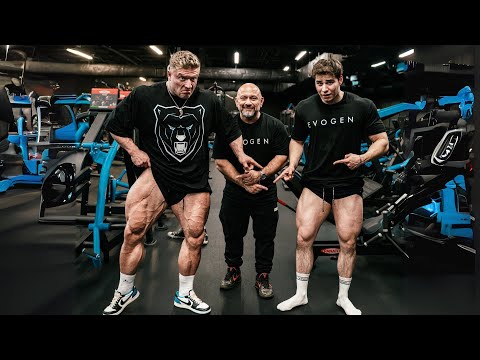 Видео: MIRACLE BEAR INSANE FST-7 LEG DAY при участии Акселя Мартинеса