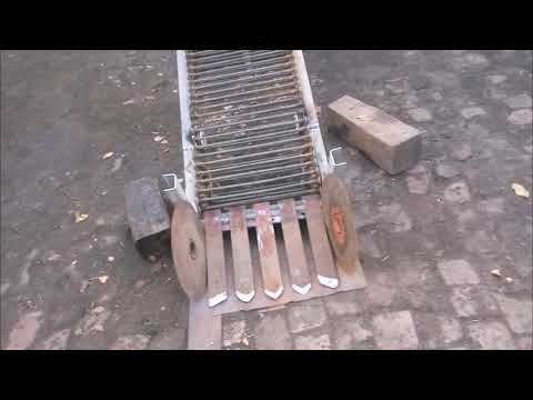 Видео: Картофелекопалка транспортёрная часть 3 изготовление.