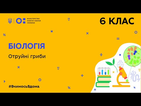 Видео: 6 клас. Біологія. Отруйні гриби (Тиж.8:ЧТ)