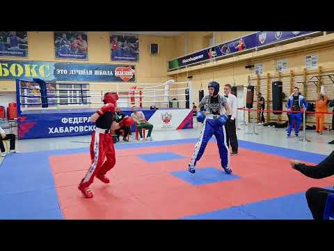 Видео: 🏆 Кубок Мэра города Хабаровска по кикбоксингу 🥊 Науменко Максим 🔵 Финальный бой 🥇