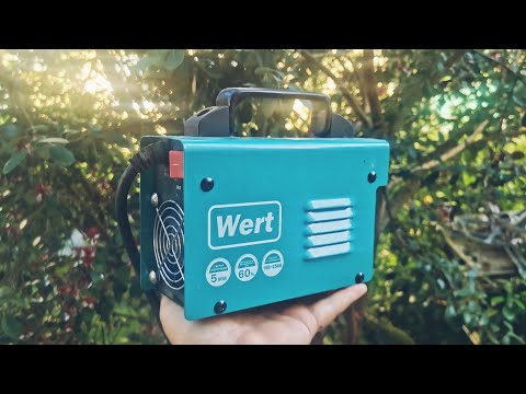 Видео: Wert mini 200. Сварочник за 1600руб. И он работает!!! Был удивлён, что проводами пришёл.