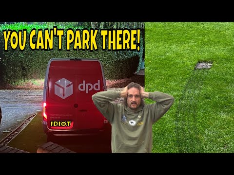 Видео: Водитель доставки испортил мой газон — план экстренного спасения