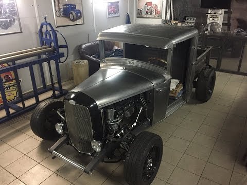 Видео: Мужик из битой BMW 540i e39 v8 сделал крутой Street Rod Ford 32-года