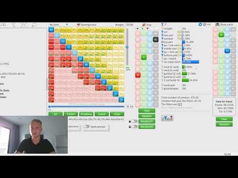 Видео: Разбор раздачи против убер фиша во Flopzilla Pro