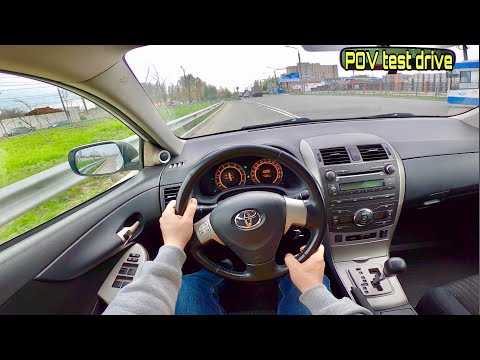 Видео: 2010 Тoyota Corolla 150 (1.6 AT) 124HP POV Test Drive