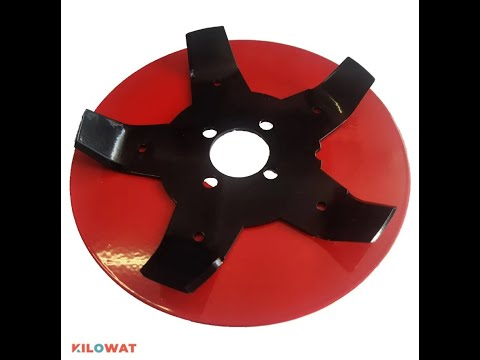 Видео: Установка насадки Разрыхлитель грунта от сорников 144мм на триммер и мотокосу