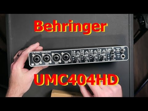 Видео: Распаковка и тренировка Behringer UMC404HD (часть 1)