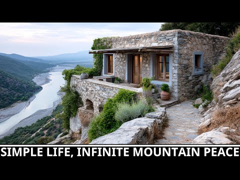 Видео: Проект дома из камня в греческом деревенском стиле | Жизнь без электросети в тихих горах