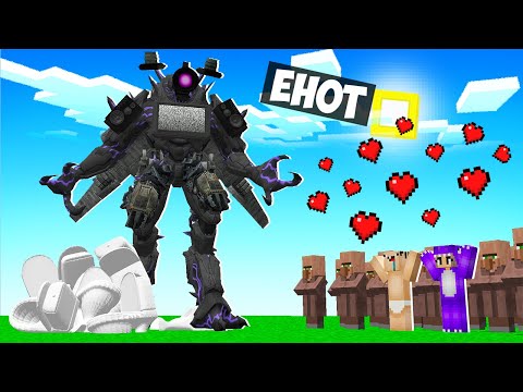 Видео: Я СТАЛ ТРИ ТИТАНОМ ПОМОЩНИКОМ В МАЙНКРАФТ! ЕНОТИК MINECRAFT