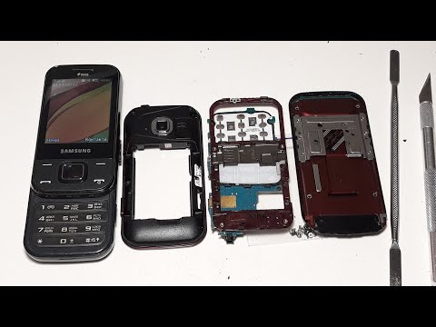 Видео: Restoration old phone Samsung C3752 / C3750. Как разобрать и заменить шлейф и дисплей в телефоне