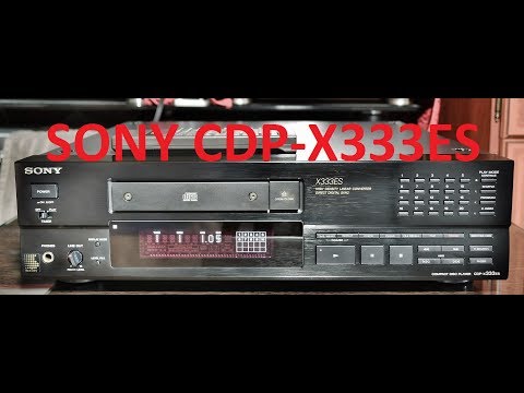 Видео: Sony CDP-X333ES overview with unpacking and disassembly, обзор с разборкой.