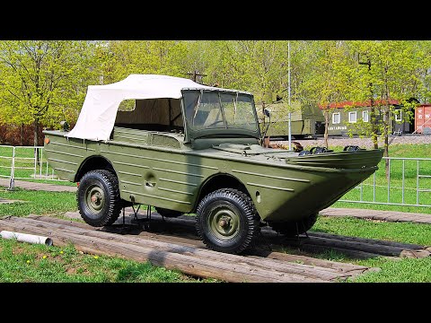 Видео: ГАЗ-46 – водоплавающий козлик