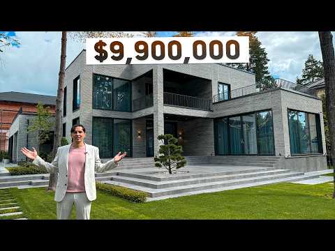 Видео: Обзор современного дома 851 м2 за $9,900,000 в стиле тёплый минимализм в Николино