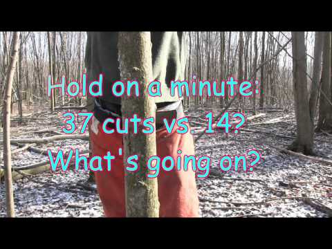 Видео: Почему косой пропил опасен и не нужен при продольной рубке дерева