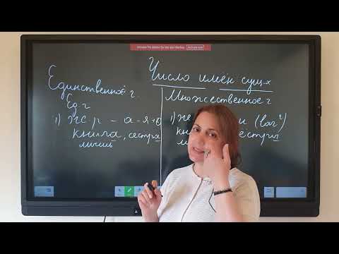 Видео: Rus Dili | Magistr OL | Şəhla Səfərova | Число имён существительных