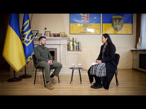 Видео: Інтерв’ю Зеленського південнокорейському телеканалу KBS