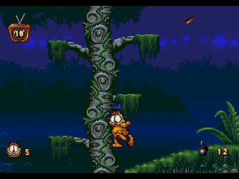 Видео: прохождение Garfield Caught in the Act (SMD)
